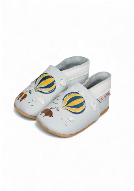 Scarpa baby pelle LAIT ET MIEL | MON01MONGOLFIERA